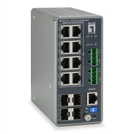 LevelOne IGP-1271 TURING 12-Port L3 Lite Gigabit Switch