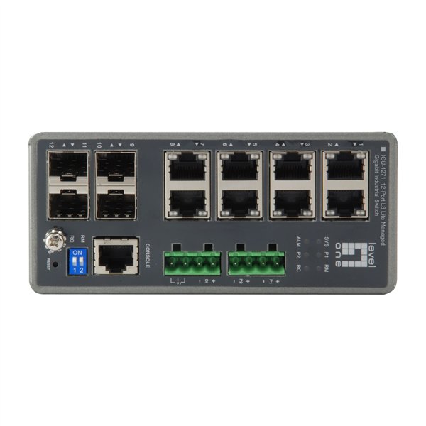 LevelOne IGU-1271 TURING 12-Port L3 Lite Gigabit Switch