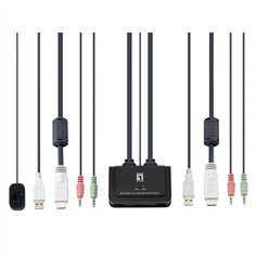 LevelOne KVM-0290 2-Port-USB HDMI cavo KVM Switch 2