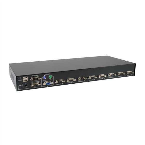 LevelOne KVM-3208 8-Port PS/2-USB VGA KVM