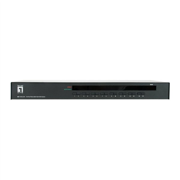 LevelOne KVM-3216 16-Port PS/2-USB VGA KVM