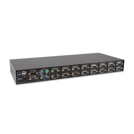 LevelOne KVM-3216 16-Port PS/2-USB VGA KVM