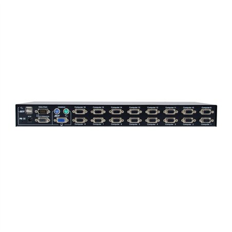 LevelOne KVM-3216 16-Port PS/2-USB VGA KVM