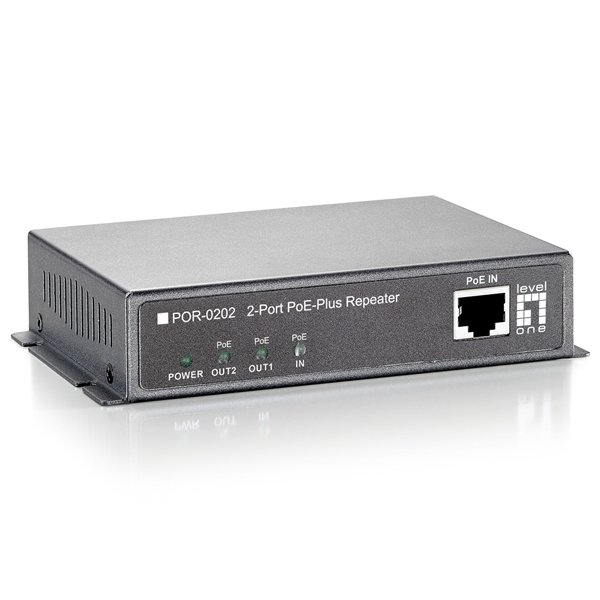 LevelOne POR-0202 2-Port PoE ripetitore