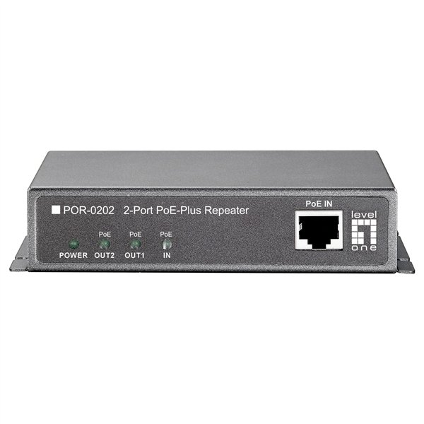 LevelOne POR-0202 2-Port PoE ripetitore