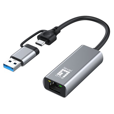 LevelOne USB-0423 2,5G USB-C/A Network Adapter