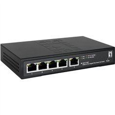 LevelOne GES-2105P Hilbert 5 port Gigabit PoE Smart Switch 2