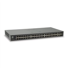 Level One Switch 50x FE FGU-5021 2xGSFP 19