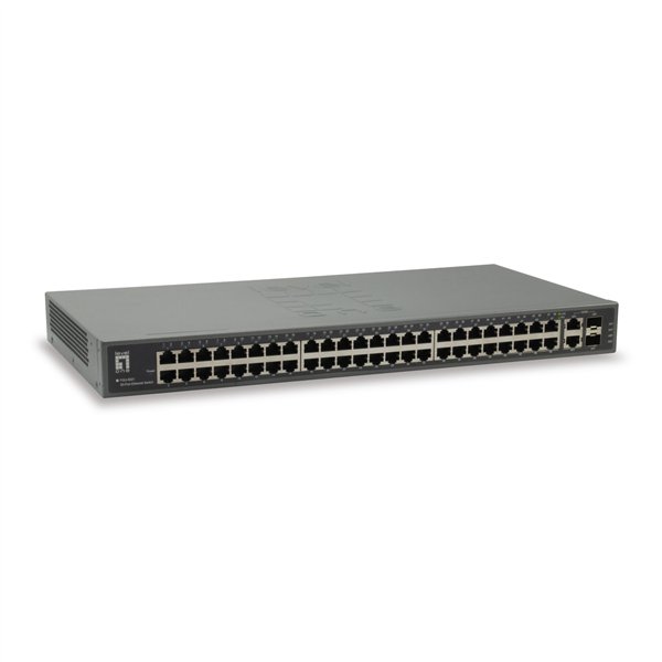 Level One Switch 50x FE FGU-5021 2xGSFP 19
