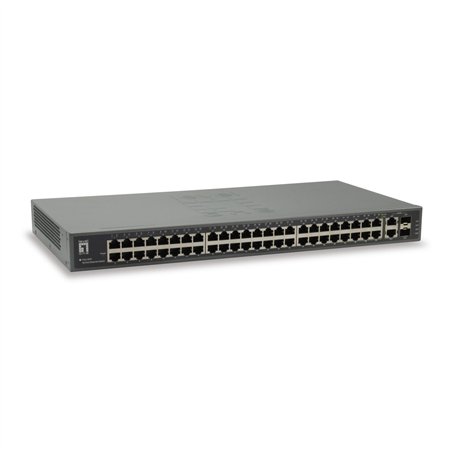 Level One Switch 50x FE FGU-5021 2xGSFP 19