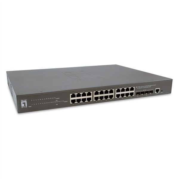 Level One GTP-2871 28-Port L3 Lite Managed Gigabit PoE Switch