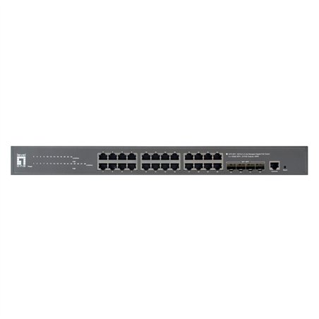 Level One GTP-2871 28-Port L3 Lite Managed Gigabit PoE Switch