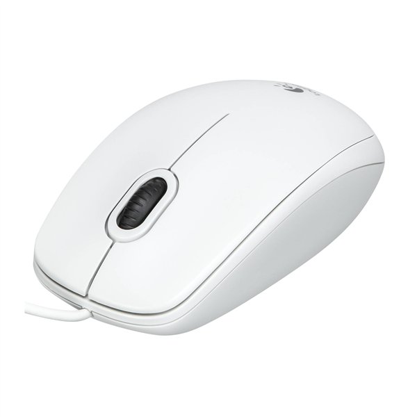 Logitech B100 Optical USB Mouse bianco OEM