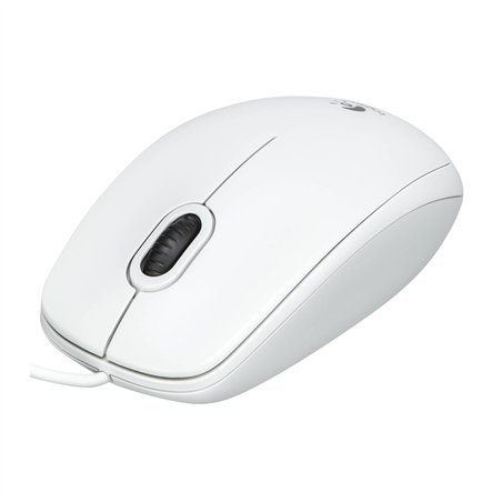 Logitech B100 Optical USB Mouse bianco OEM