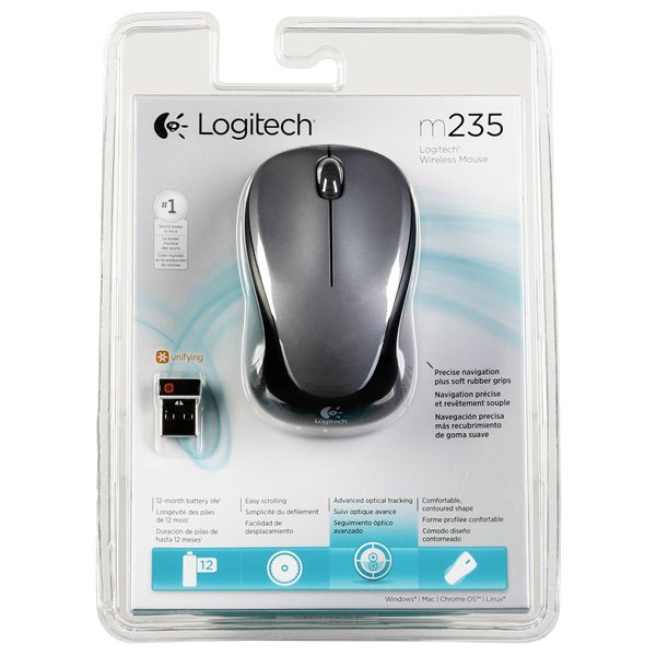 Logitech M235 nero argento