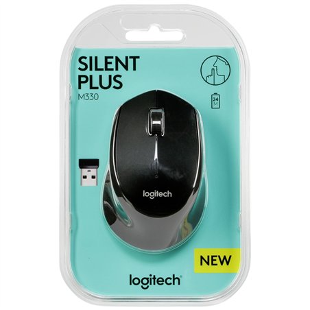 Logitech M330 Silent Plus nero
