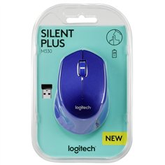 Logitech M330 Silent Plus blu