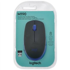 Logitech M190 blu kabellose Maus
