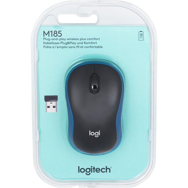 Logitech M185 nero/blu