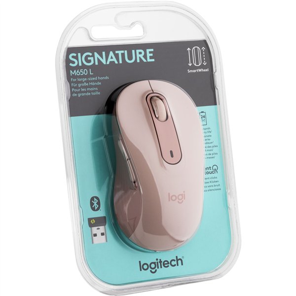 Logitech Signature M650 L rosa