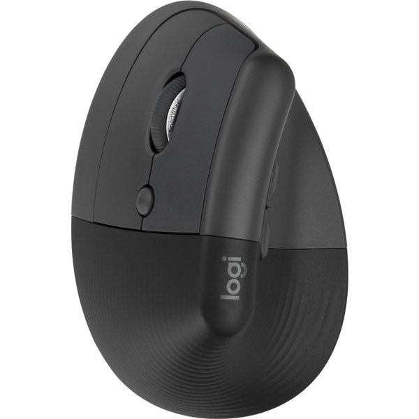 Logitech Lift Left Grafit mouse verticale ergonomico