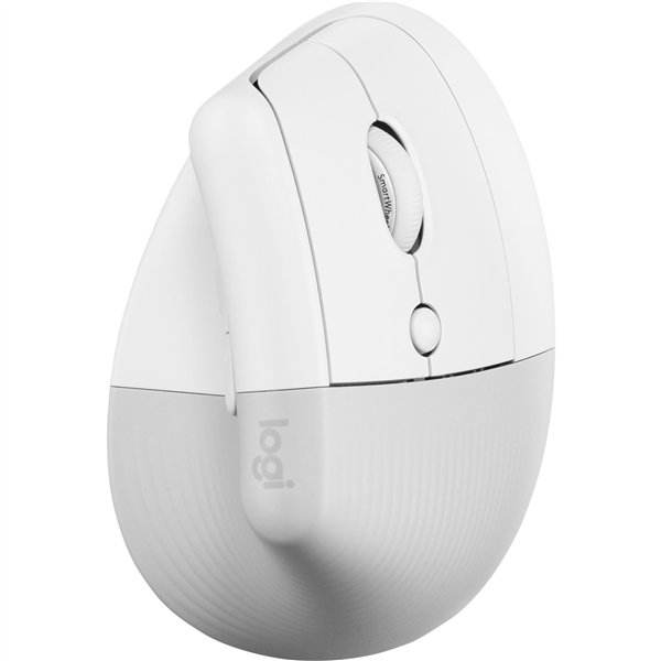 Logitech Lift bianco mouse ergonomico verticale