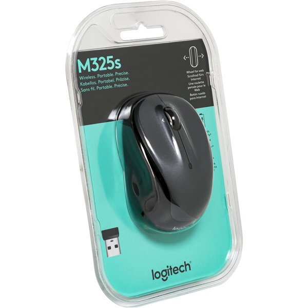 Logitech M325s Dark argento