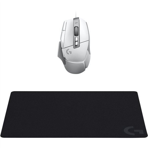 Logitech G502 X bianco con G240 tappetino mouse