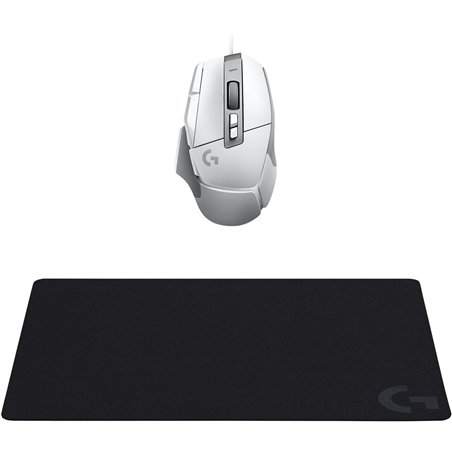 Logitech G502 X bianco con G240 tappetino mouse