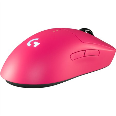 Logitech G PRO 2 LIGHTSPEED mouse da gioco wireless rosa