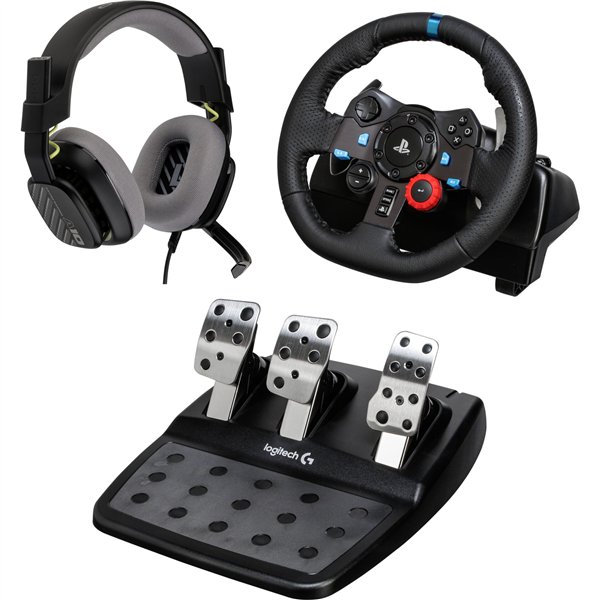 Logitech G29 Driving Force inkl Headset A10 Bundle