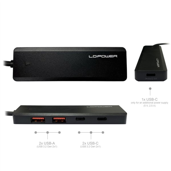 LC-Power LC-HUB-U3-4-c