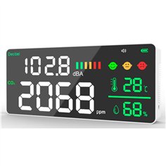 Levenhuk Wezzer Air PRO CN20 monitor rumore e qualità d.aria