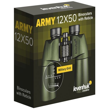 Levenhuk Army 12x50 con reticolo