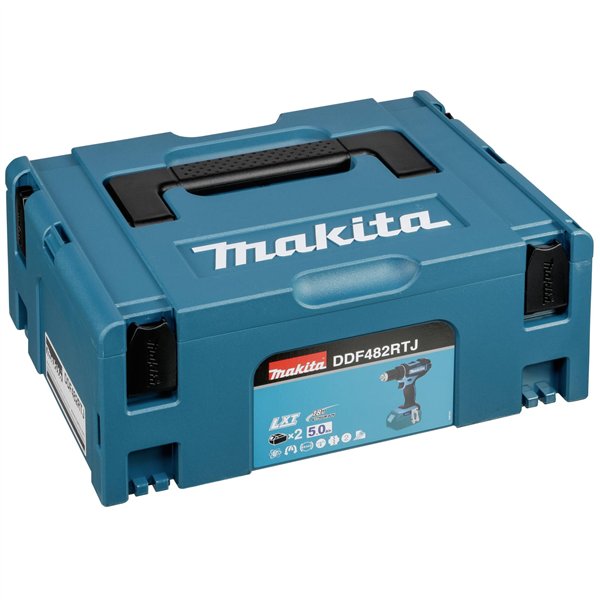 Makita DDF482RTJ 18V 2x BL1850B Trapano avvitatore a batteria
