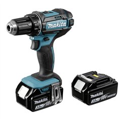 Makita DDF482RFJ 18V 2x BL1830B Trapano avvitatore a batteria
