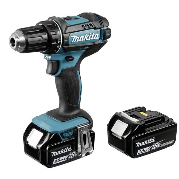 Makita DDF482RFJ 18V 2x BL1830B Trapano avvitatore a batteria