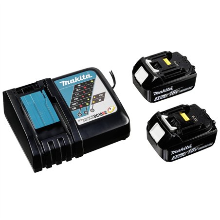 Makita DDF482RFJ 18V 2x BL1830B Trapano avvitatore a batteria