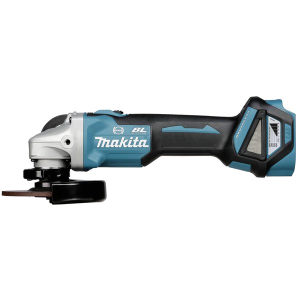 Makita DGA517ZJ angolare a batteria in Makpac