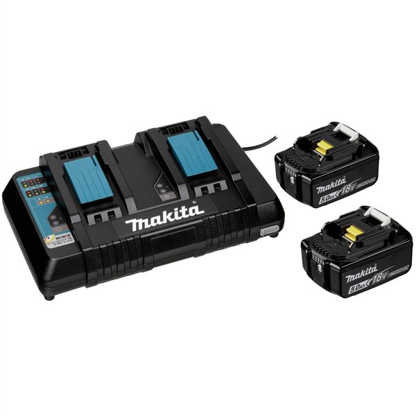 Makita Energy Set 197629-2 2x BL1850B + DC18RD