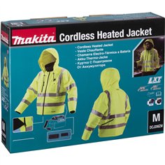 Makita DCJ206Z  M giallo giacca termica a batteria