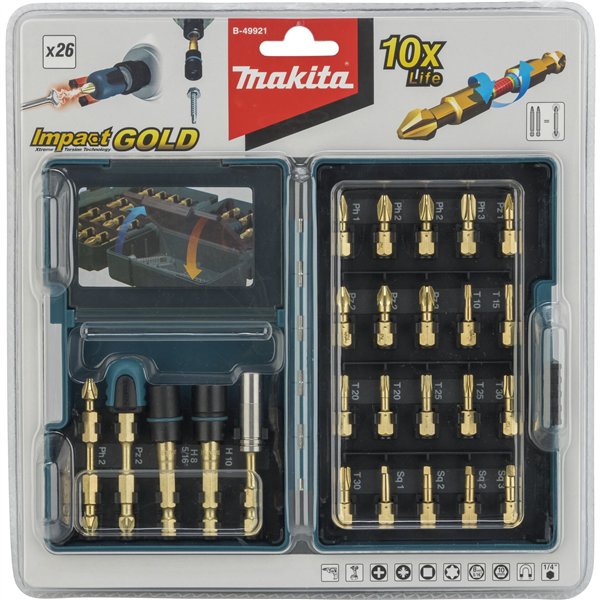 Makita Torsion Bit-Set 26 pz. B-49921