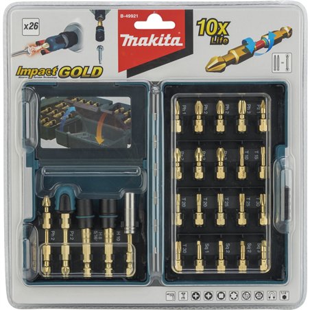 Makita Torsion Bit-Set 26 pz. B-49921