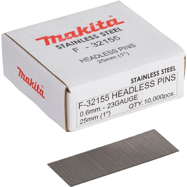 Makita spilli 0,6 x 25mm Inox F-32155  10000 pcs.