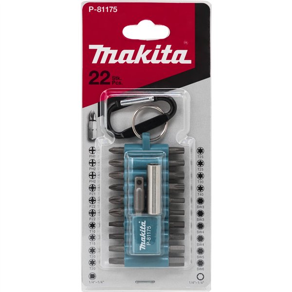 Makita P-81175 Bit-Box 22 pz.