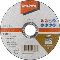 Makita D-65969-12 mola 125x1,2mm INOX