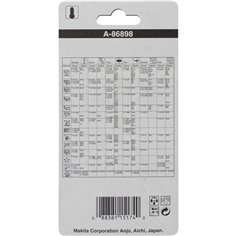 Makita A-86898 lame per segh.alt. assortimento 2