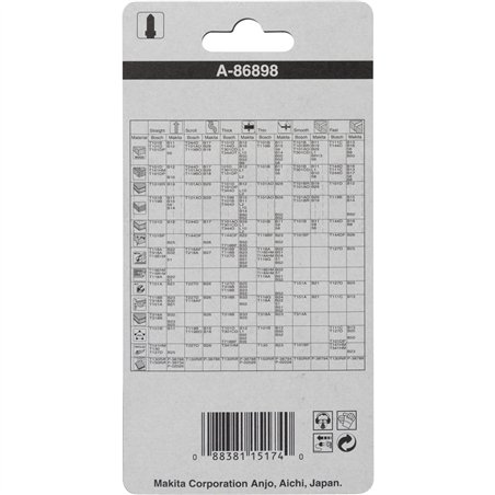 Makita A-86898 lame per segh.alt. assortimento
