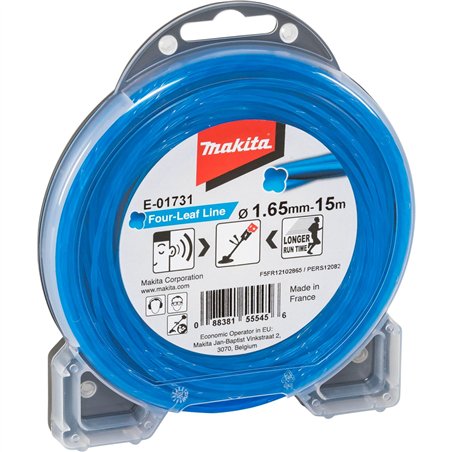 Makita E-01731 per DUR181  filo tagl. quattro foglie 1,65mm 15m
