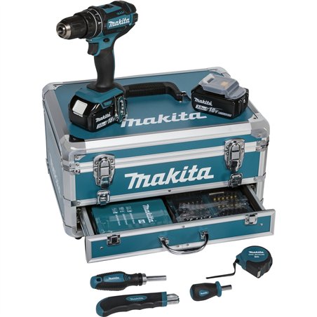 Makita DHP482RFX9   Trapano avvitatore a percussion. a batt.